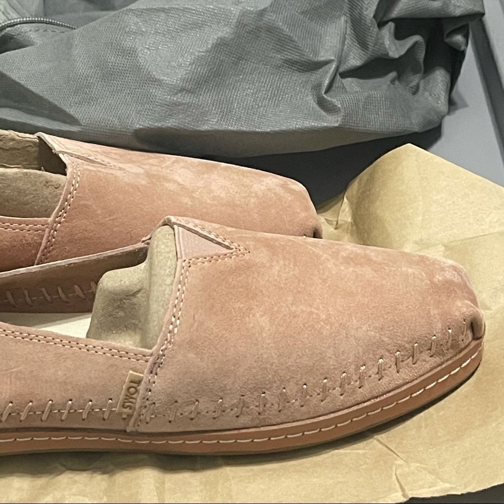 Toms Alpargata suede slip on